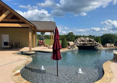 new pool construction